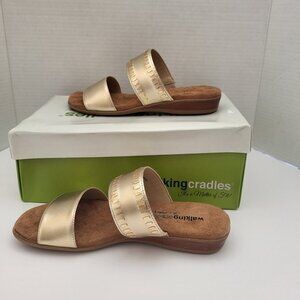 .Camilla Sandal: Luggage Soft Leather